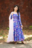 Picture of Chinon Dress With organza dupatta