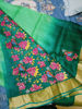 Picture of Kota silk saree with unstitched blouse