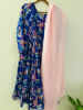 Picture of Chinon Dress With organza dupatta