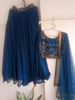 Picture of Crop top and skirt with dupatta