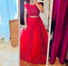 Picture of Cherry Red Lehenga