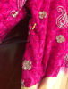 Picture of Yellow pink Shibori long frock