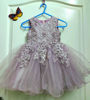 Picture of Mauve Floral applique dress For 1-2Y