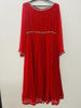 Picture of Red pure georgette anarkali