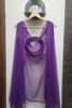 Picture of Violet sparkle indo western dress with overcoat