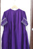 Picture of Georgette dark purple long frock