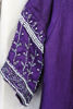 Picture of Georgette dark purple long frock