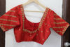 Picture of Mirchi red Maggam work blouse