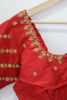 Picture of Mirchi red Maggam work blouse