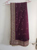 Picture of Mohey maroon velvet lehenga