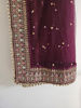 Picture of Mohey maroon velvet lehenga