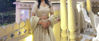 Picture of Ivory handwork blouse and tissue lehenga set