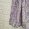 Picture of Lavender Floral Cotton Frock with scallop border