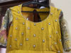 Picture of Yellow designer kalamkari anarkali