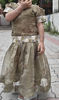 Picture of Pichwai frock and Organza lehenga combo for 1-3Y