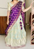Picture of Benaras tissue lehenga with crape benaras dupatta