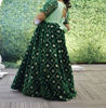 Picture of Green velvet Long Frock For 2-4Y