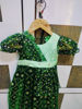 Picture of Green velvet Long Frock For 2-4Y