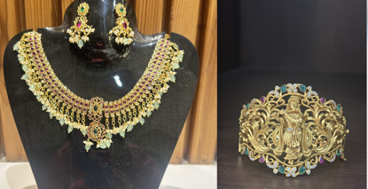 Picture of Combo krishna kada and necklace set