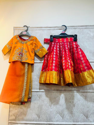 Picture of Pattu Lehenga with dupatta For 1-2Y