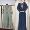 Picture of Combo - Blue Frock and Green Skirt with blouse & Jacket