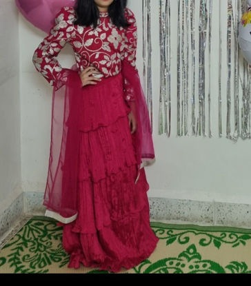 Picture of Beautiful pink lehanga set For 8-10Y