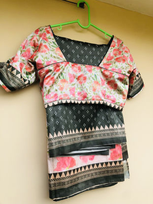 Picture of Green Floral saree