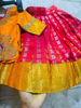 Picture of Pattu Lehenga with dupatta For 1-2Y