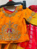 Picture of Pattu Lehenga with dupatta For 1-2Y