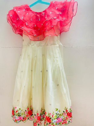 Picture of Half white Frock For 6-8Y