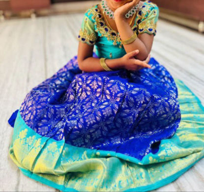 Picture of Pattu Lehenga For 2-4Y