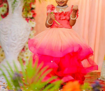 Picture of Layered Designer Frock For 2-4Y