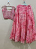 Picture of Baby pink Organza lehenga