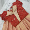 Picture of Semi Silk Lehenga with Tissue Croptop For 3-4Y