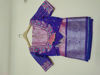 Picture of Semi pattu saree with computer work blouse