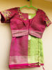 Picture of Linen saree with embroidery blouse