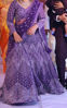 Picture of Purple Lehenga with Silver Embellishments