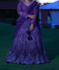 Picture of Purple Lehenga with Silver Embellishments