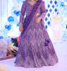 Picture of Purple Lehenga with Silver Embellishments