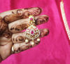Picture of CZ Long Haram with earrings