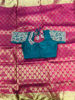 Picture of Pattu Saree with maggam work Blouse