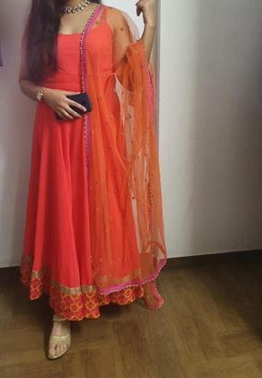 Picture of Anarkali dress with jacket