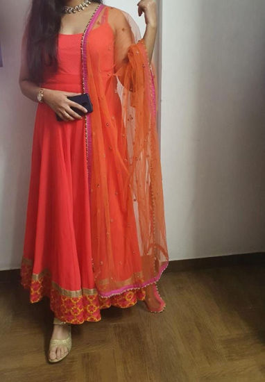 Picture of Anarkali dress with jacket