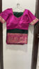 Picture of Green saree with meenakari border pink blouse