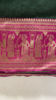 Picture of Green saree with meenakari border pink blouse