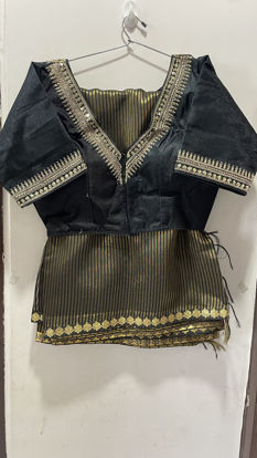 Picture of Black party wear saree