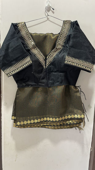 Picture of Black party wear saree