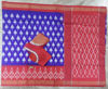 Picture of Ikkat pattu saree with stitched blouse