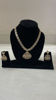 Picture of Beautiful white stone short necklace
