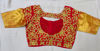 Picture of Kanchi pattu saree with maggam work blouse
